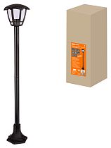 Светильник садово-парковый "СИТИ" НТУ 07-60-002 У1 4-х гранник на стойке h=1120 мм черный  TDM
