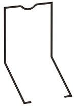 Скоба металлическая для розетки ORS-M ONI