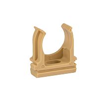 Крепеж-клипса d20 мм (10 шт) светлое дерево EKF-Plast