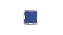 AtlasDesign Аквамарин Выключатель 2-клавишный с подсветкой сх.5а 10АХ Systeme Electric (Schneider Electric) AtlasDesign Аквамарин Выключатель 2-клавишный с подсветкой сх.5а 10АХ Systeme Electric (Schneider Electric)