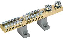 Шина N "ноль" на двух угловых изоляторах 200А ШНИ-10х18-24-L2-С  IEK