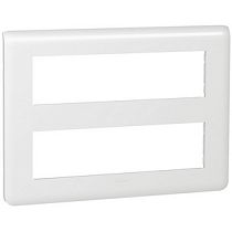 Рамка 2х8 модуля белая Mosaic Legrand Рамка 2х8 модуля белая Mosaic Legrand
