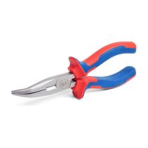 Длинногубцы изогнутые "Мастер" 160 мм КВТ
