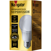 Лампа Navigator 80 542 NLL-G45-6-230-2.7K-E27-FR-SV