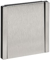 FORTE&PIANO Выключатель 1-клавишный самовозвратный 10А FP710M металл никель IEK