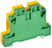 Колодка клеммная CTS-PEN заземляющая 10мм2 желто-зеленая  IEK