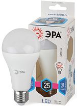 Лампа светодиодная ЭРА STD LED A65-25W-840-E27 груша нейтральный белый свет