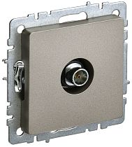 BRITE Розетка TV оконечная РТВ11-0-БрШ шампань  IEK