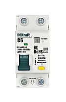 АВДТ 1P+N 6А 30мА AC х-ка C ДИФ-103 6кА нов. DEKraft АВДТ 1P+N 6А 30мА AC х-ка C ДИФ-103 6кА нов. DEKraft