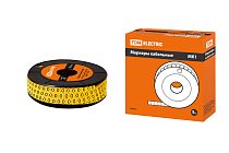 Маркер МК1 - 2,5мм символ "0" 1000шт/ролл  TDM