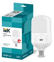 Лампа светодиодная HP 50Вт 230В 4000К E27  IEK