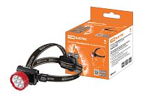 Фонарь «Налобный 4» аккумуляторный, 7 светодиодов, 0,6 Ач  TDM