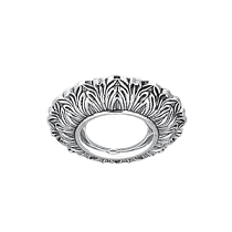 Светильник Gauss Antique CA048 Круг. Серебро/Черный Gu5.3 1/40