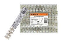 Зажим винтовой ЗВИ-5 полипропилен 0,75-4мм2 12пар 100°С белый (индивидуальная упаковка)  TDM