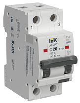 ARMAT Автоматический выключатель дифференциального тока B10N 2P C20 30мА тип AC IEK