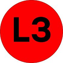 Наклейка "L3" d=20мм EKF PROxima Наклейка "L3" d=20мм EKF PROxima