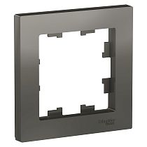 AtlasDesign Сталь Рамка 1 постовая Systeme Electric (Schneider Electric)