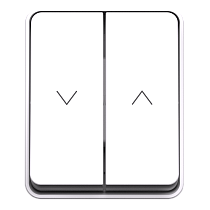 AtlasDesign Profi IP54 2-клавишный ВЫКЛЮЧАТЕЛЬ ДЛЯ ЖАЛЮЗИ, 2хсх.4, БЕЛЫЙ Systeme Electric (Schneider Electric)