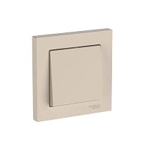 AtlasDesign Песочный Выключатель 1-кл., сх.1, 10АХ, в сборе, быстрозажим. клемм