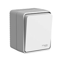 AtlasDesign Profi IP54 О/У 1-клавишный ВЫКЛЮЧАТЕЛЬ с самовозвратом 10 АХ, СЕРЫЙ Systeme Electric (Schneider Electric)