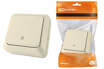 Переключатель на 2 направления 1-кл. открытой установки IP20 10А, сл. кость "Ладога"  TDM