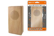 Звонок ЗПС-10/2-Пт "ЭКО" сосна (пров. без.кн., сеть, "птичка")  TDM