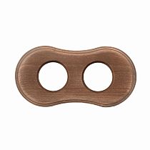 Рамка двухпостовая (Винтаж),серия Шедель,крытый монтаж BF8 Bironi