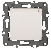 Розетка ЭРА Elegance 14-2103-02 16А 250В слоновья кость с заземлением со шторками с крышкой