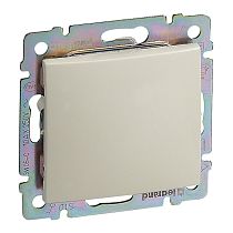 VALENA DIY Выключатель 1-клавишный 10А безвинтовое крепление слоновая кость