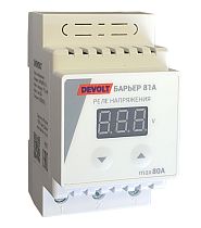 Реле напряжения БАРЬЕР-81А, 80А DEVOLT Реле напряжения БАРЬЕР-81А, 80А DEVOLT
