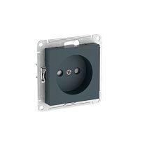AtlasDesign Изумруд Розетка без заземления со шторками, 16А, мех., быстрозажим. клемм