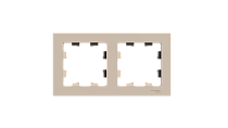 ATLASDESIGN 2-постовая РАМКА, универсальная, ПЕСОЧНЫЙ Systeme Electric (Schneider Electric)
