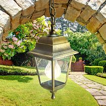 Светильник садово-парковый ЭРА НСУ 04-60-001 Адель бронзовый,  подвесной Е27