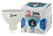 Лампа светодиодная ЭРА STD LED MR16-4W-840-GU5.3 софит нейтральный белый свет