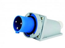 Вилка стац. 2Р+РЕ 63А 220В IP67 ВС-103