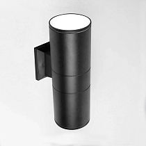 Фасадный светильник General GWL-2Е27-M-IP65 Черный Цилиндр