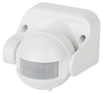 Датчик движения ЭРА MD 03 для дома инфракрасный белый 1200 Вт угол 180 градусов 12 метров