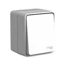 AtlasDesign Profi IP54 О/У 1-клавишный ПЕРЕКЛЮЧАТЕЛЬ 10 АХ, СЕРЫЙ Systeme Electric (Schneider Electric)