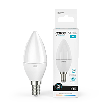 Лампа светодиодная Gauss Elementary Свеча 8Вт E14 540lm 4100K