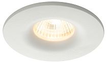 Светильник встраиваемый алюминиевый ЭРА KL105 WH MR16 GU5.3 белый