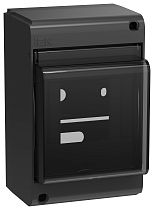 UNION Mini Корпус пластиковый КМПн-4 IP30 черный IEK