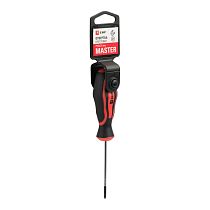 Отвертка Master PH0x75 мм EKF Basic Отвертка Master PH0x75 мм EKF Basic
