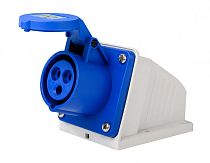 Розетка стац. 2Р+РЕ 16А 220В IP44 РС-103