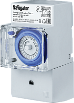 Таймер на DIN-рейку Navigator NTR-A-D01-GR электромеханический Таймер на DIN-рейку Navigator NTR-A-D01-GR электромеханический
