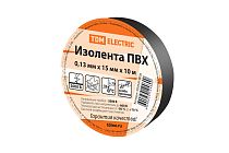 Изолента ПВХ 0,13*15мм Черная 10м TDM Изолента ПВХ 0,13*15мм Черная 10м TDM