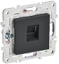 SKANDY Розетка компьютерная RJ45 кат.6 SK-K02G графит IEK SKANDY Розетка компьютерная RJ45 кат.6 SK-K02G графит IEK