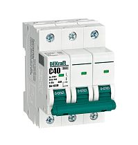 Авт. выкл. без теплозащиты 3P 40А х-ка C 6кА ВА-103M DEKraft