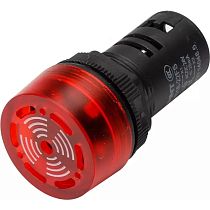 Сигнализатор звуковой ND16-22FS Φ22 мм красный LED АС/DC24В (R) CHINT