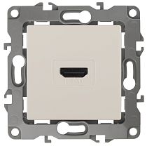 Розетка ЭРА 12 12-3114-02 слоновая кость HDMI Розетка ЭРА 12 12-3114-02 слоновая кость HDMI