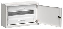 TITAN 5 Корпус металлический ЩРн-18 (1х18) 268х420х140мм IP31 белый (одна дверь) IEK